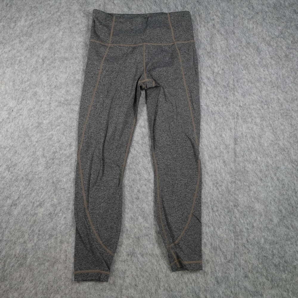 Athleta‎ Leggings Women Small Gray Salutation 7/8 High Rise Yoga Legging